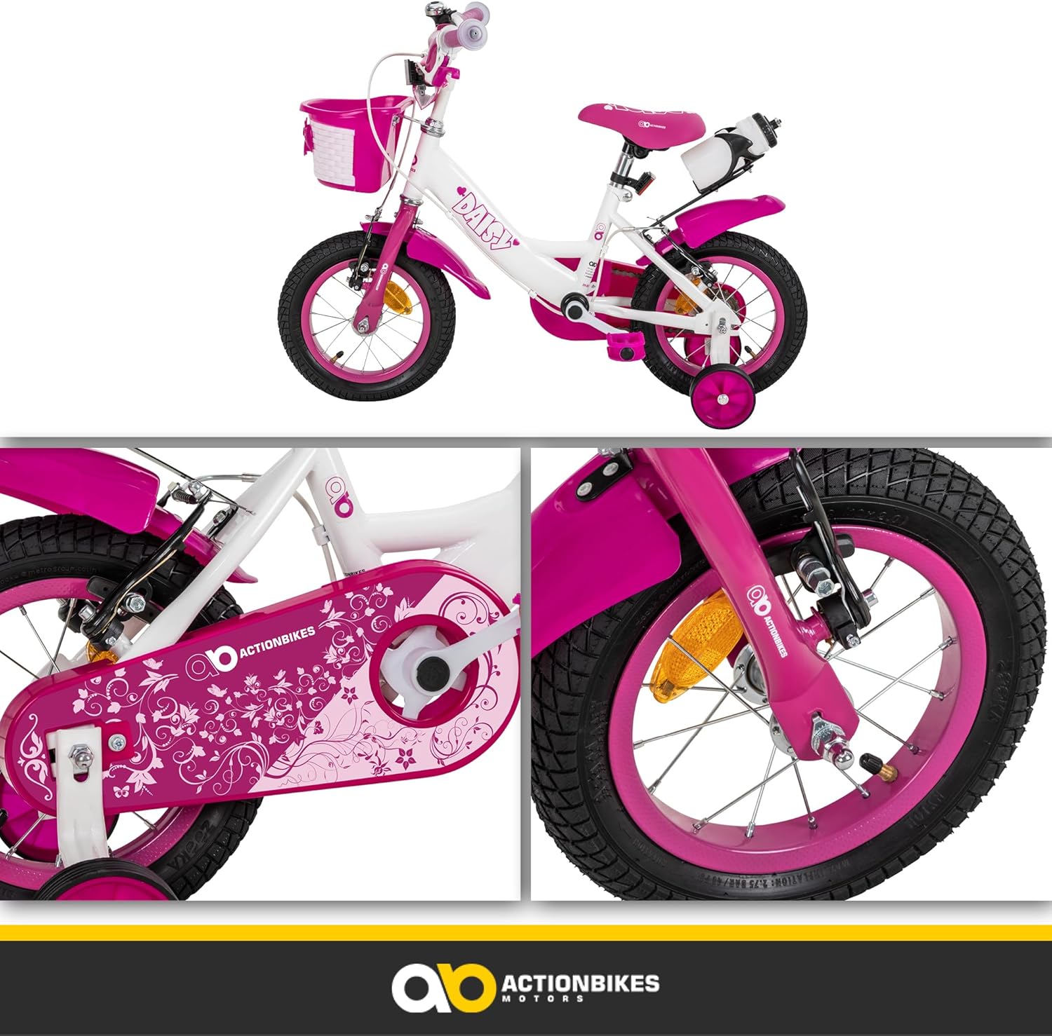 Actionbikes Children's Bicycle Daisy | 12 16 20 Inch - V-Brake Brakes - Bicycle for Children from 2-9 Years - Mudguard for Girls and Boys - Bicycles - Bicycle - Children's Bike – Bild 8