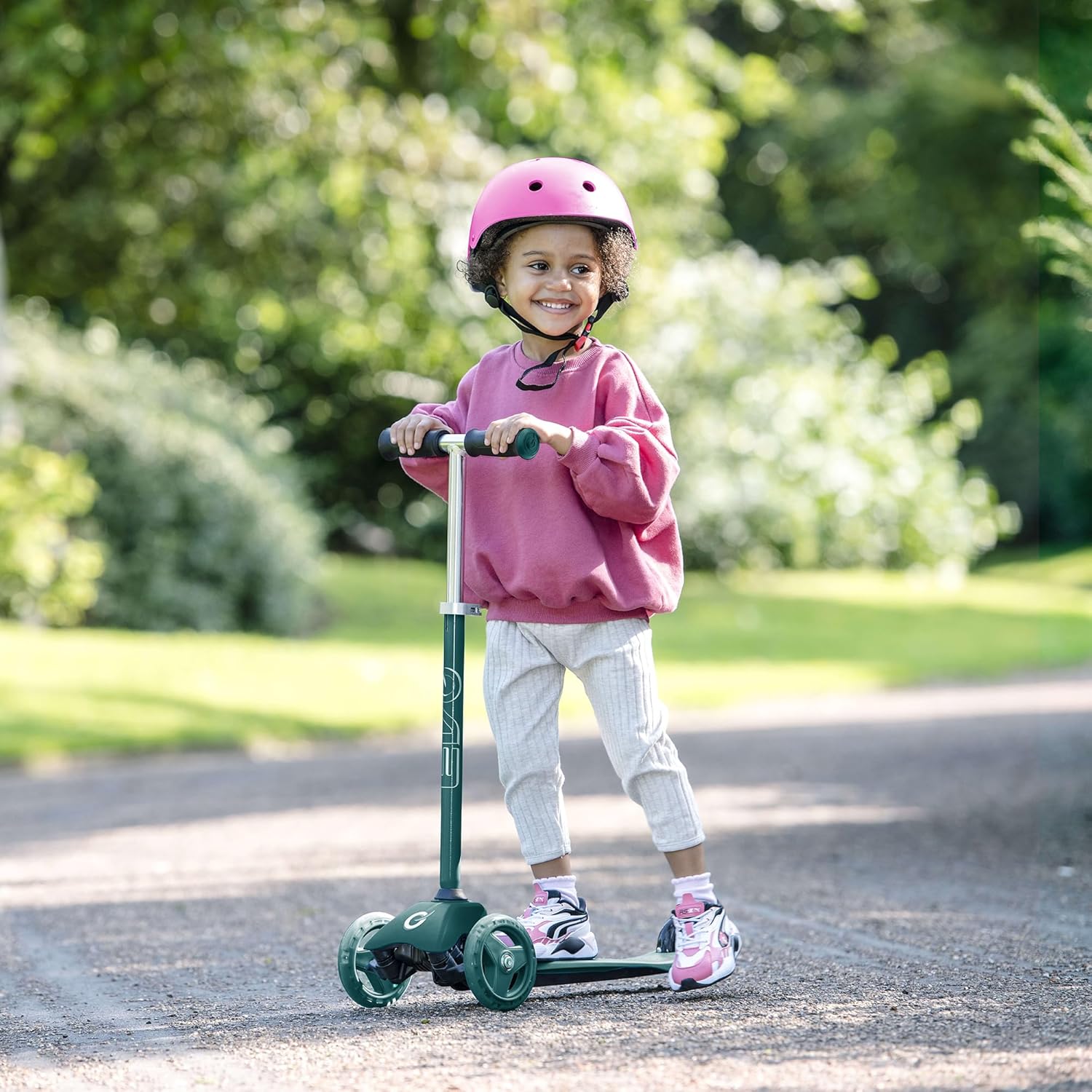 Evo EVO 3-in-1 Cruiser Scooter, Adjustable Handle Height, 3-Level Interchangeable Design, Scooter with Seat Convertible into 2-Wheel Scooter, Ideal First Scooter for Children from 1 Year – Bild 9