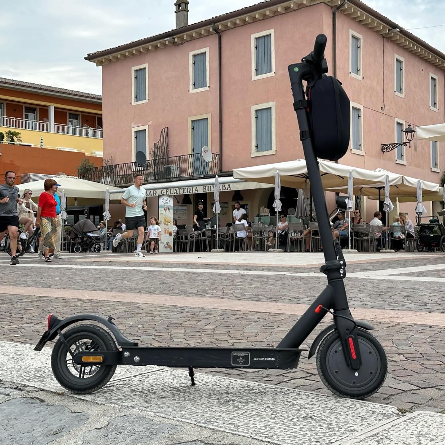 E Scooter with Road Approval | Max 30 km Range, ABE Electric Scooter 350 W Motor, 20 km/h, LED, Dual Brake System Load up to 120 kg, Electric Scooter Lightweight, Compact & Stable for Commuters – Bild 10
