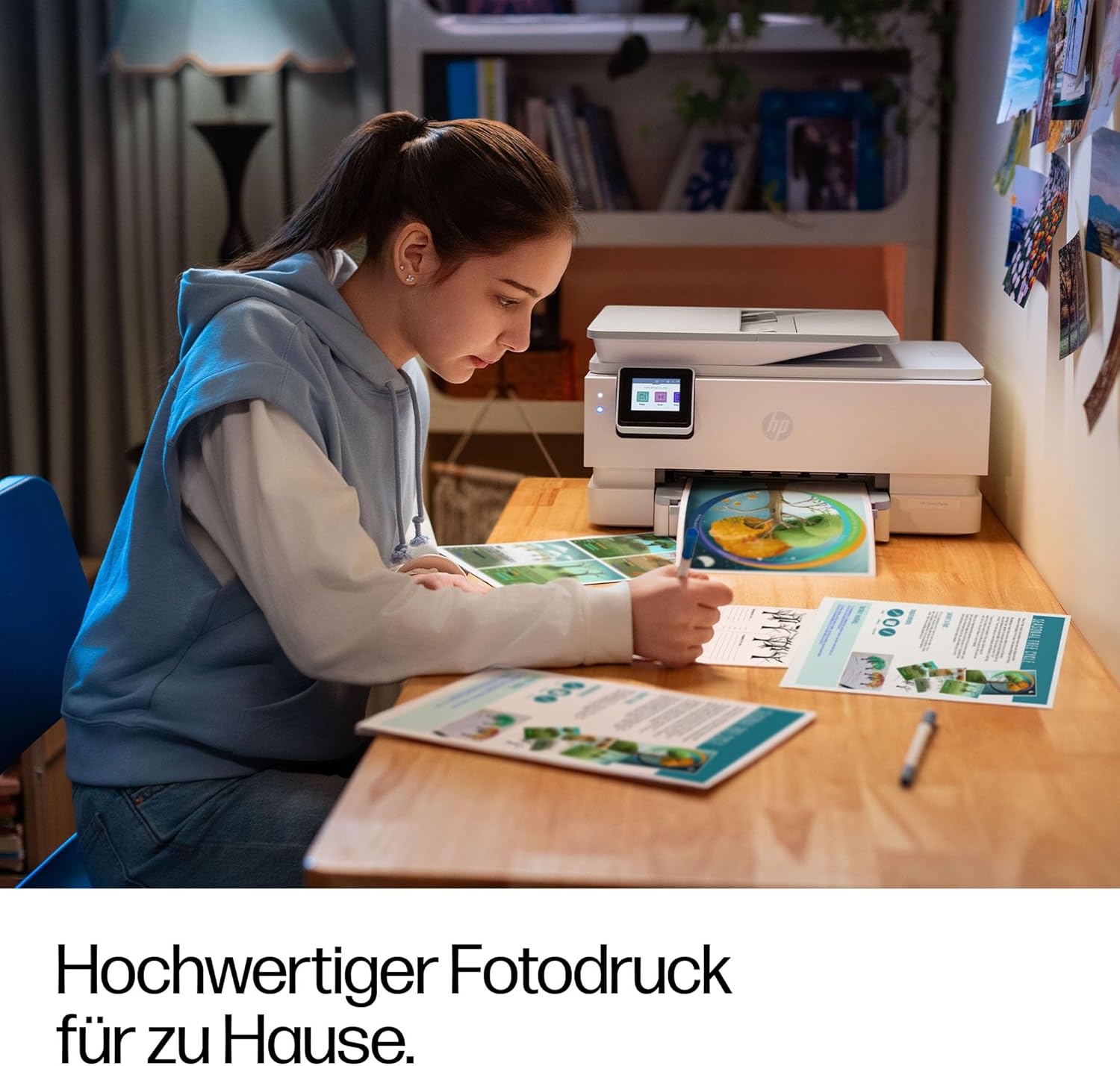 HP Envy Photo 7930 Multifunction Printer, Inkjet Printer, 6 Months Free Printing Instant Ink Included, Printing, Scanning, Copying, Photo Printing, ADF, DIN A4, WiFi, USB – Bild 9