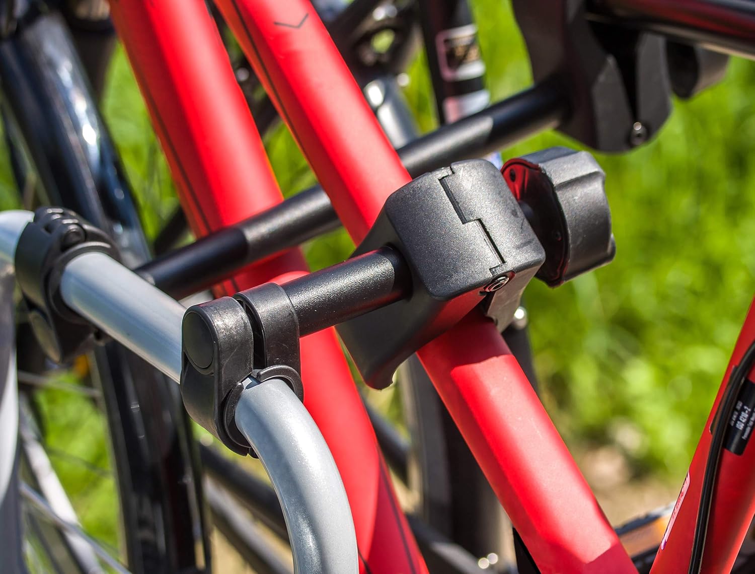 EUFAB Jake 11510 Bicycle Carrier, Suitable for E-Bike, Partially Pre-Assembled, Expandable, Anti-Theft Protection, for 2 Bikes, for Trailer Coupling – Bild 7