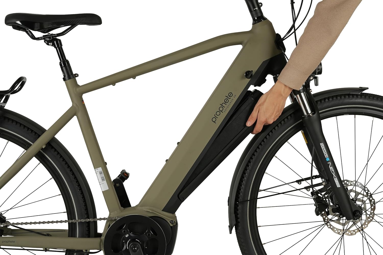 Prophete Entdecker 4.0 Trekking E-Bike 28 Zoll - 600 Wh - Integrierter Akku - Mittelmotor - 10-Gang Kettenschaltung - HDY. Scheibenbremse – Bild 4