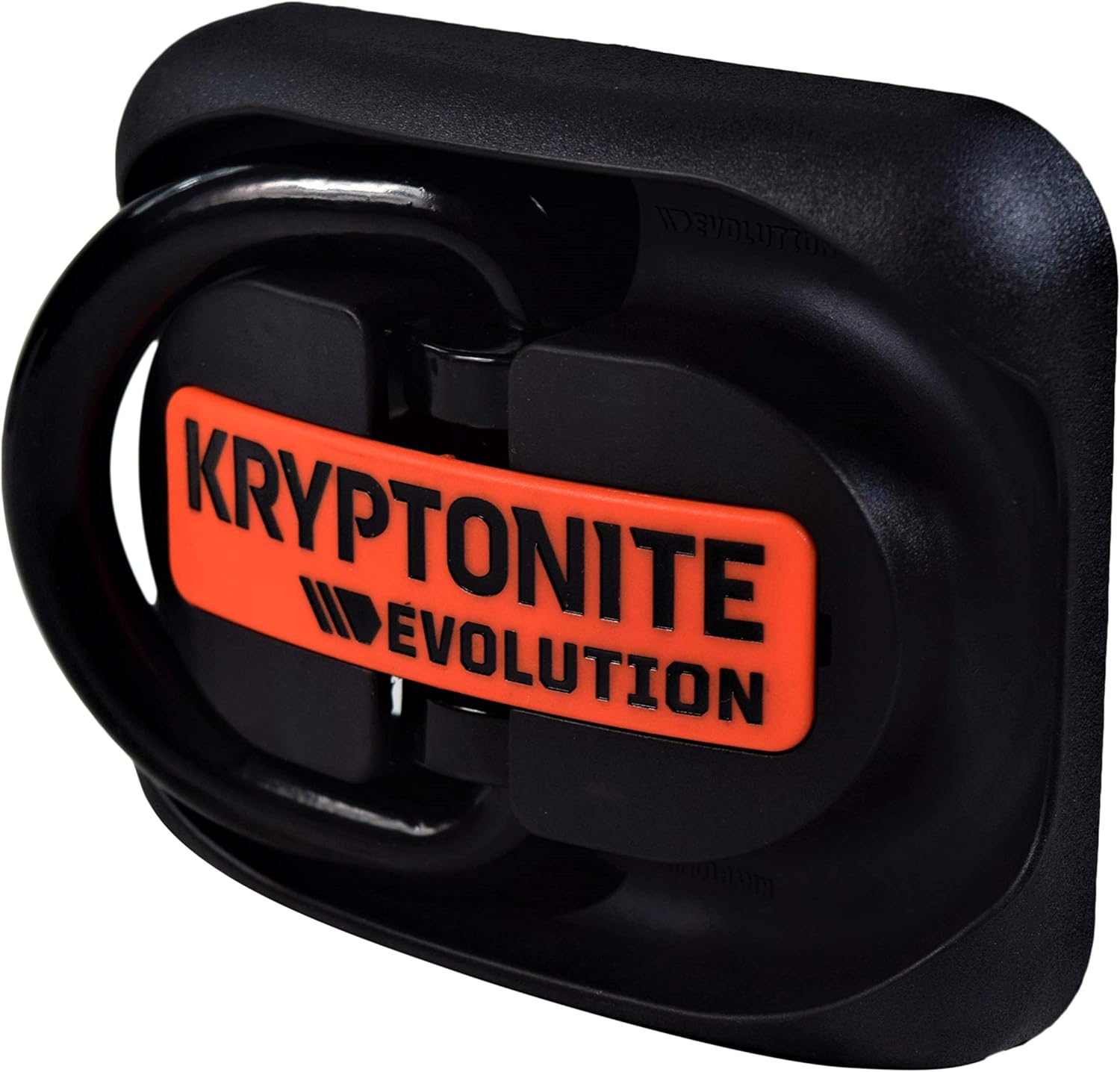 Kryptonite Evolution Ground Anchor, Permanent Anchor Point for Floor & Wall Mounting, 14mm Thick Shackle & Hardened Steel Base Plate, Indoor & Outdoor, Bikes & Motorcycles, 0.95kg