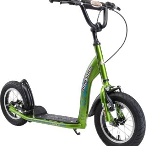 BIKESTAR® Premium Design Scooter ★ Best Seller in its Class and recommended for kids aged from 7 years ★ 12s Sport Edition ★ Brilliant Green