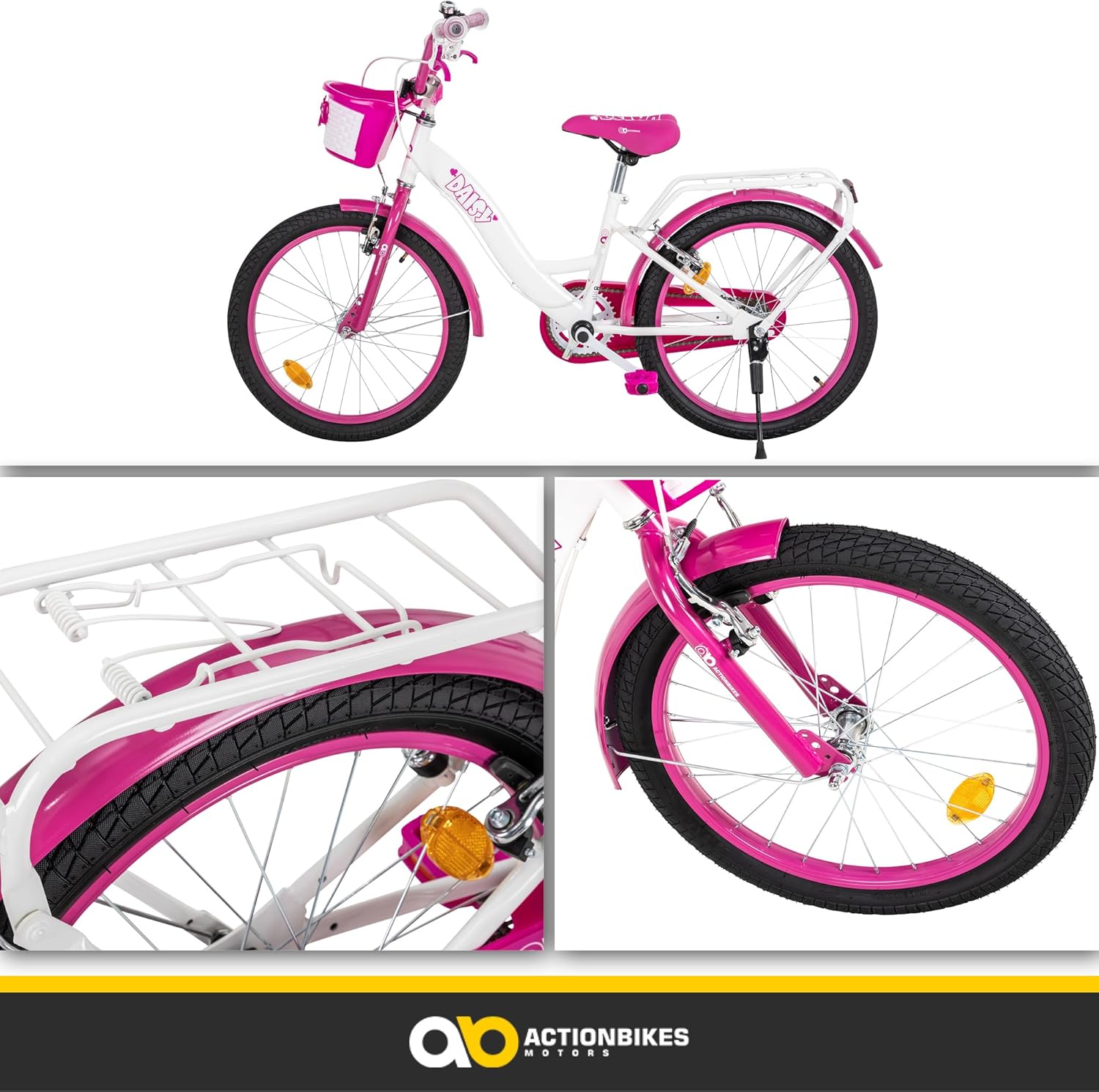 Actionbikes Children's Bicycle Daisy | 12 16 20 Inch - V-Brake Brakes - Bicycle for Children from 2-9 Years - Mudguard for Girls and Boys - Bicycles - Bicycle - Children's Bike – Bild 8