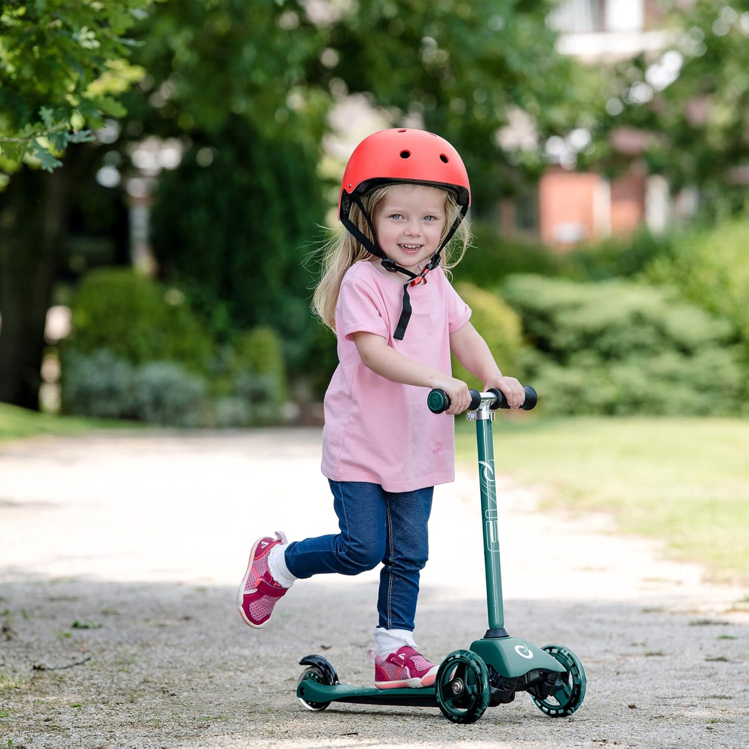 Evo EVO 3-in-1 Cruiser Scooter, Adjustable Handle Height, 3-Level Interchangeable Design, Scooter with Seat Convertible into 2-Wheel Scooter, Ideal First Scooter for Children from 1 Year – Bild 7