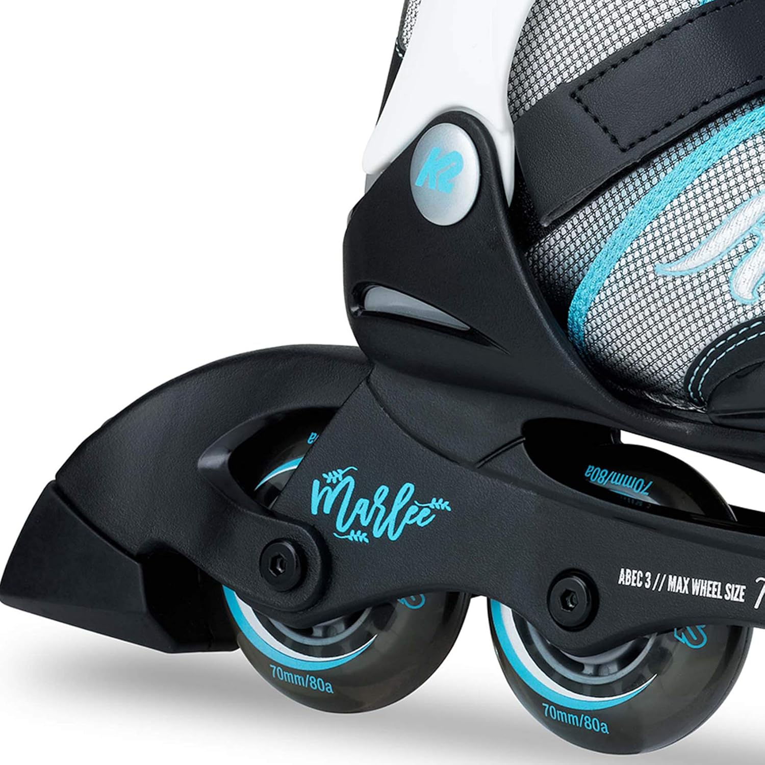 K2 Cadence Jr Girl Inline Skates Silver – Bild 7