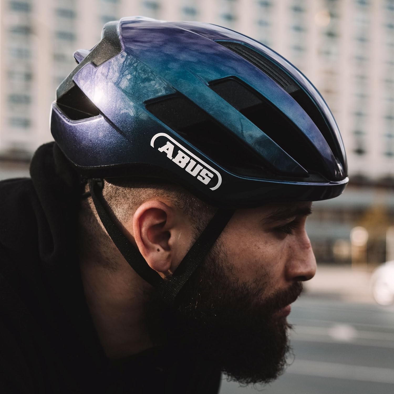 ABUS WingBack Road Bike Helmet - Simple Road Helmet for Sporty Riding in Everyday and Leisure - for Adults and Teenagers – Bild 7