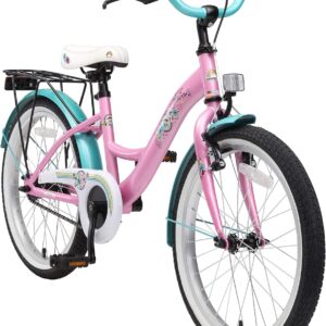 Bikestar Very Lightweight Children’s Bicycle for Girls from 6 Years Old, 20 Inch Children’s Classic Bicycle for Children
