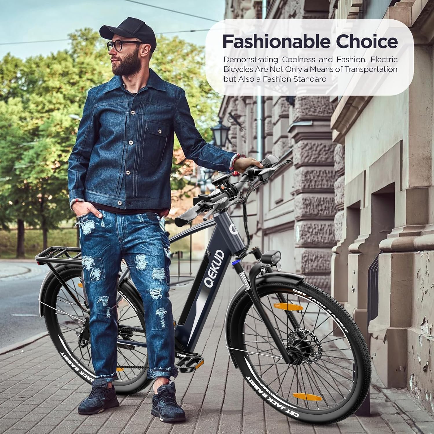 E-Bike Damen/Herren, 26 Zoll/27.5 Zoll Elektrofahrrad, mit 36V 13Ah Li-Ion Akku, 250W Motor, Reichweite bis zu 100KM im Hybrid Modell – Bild 7