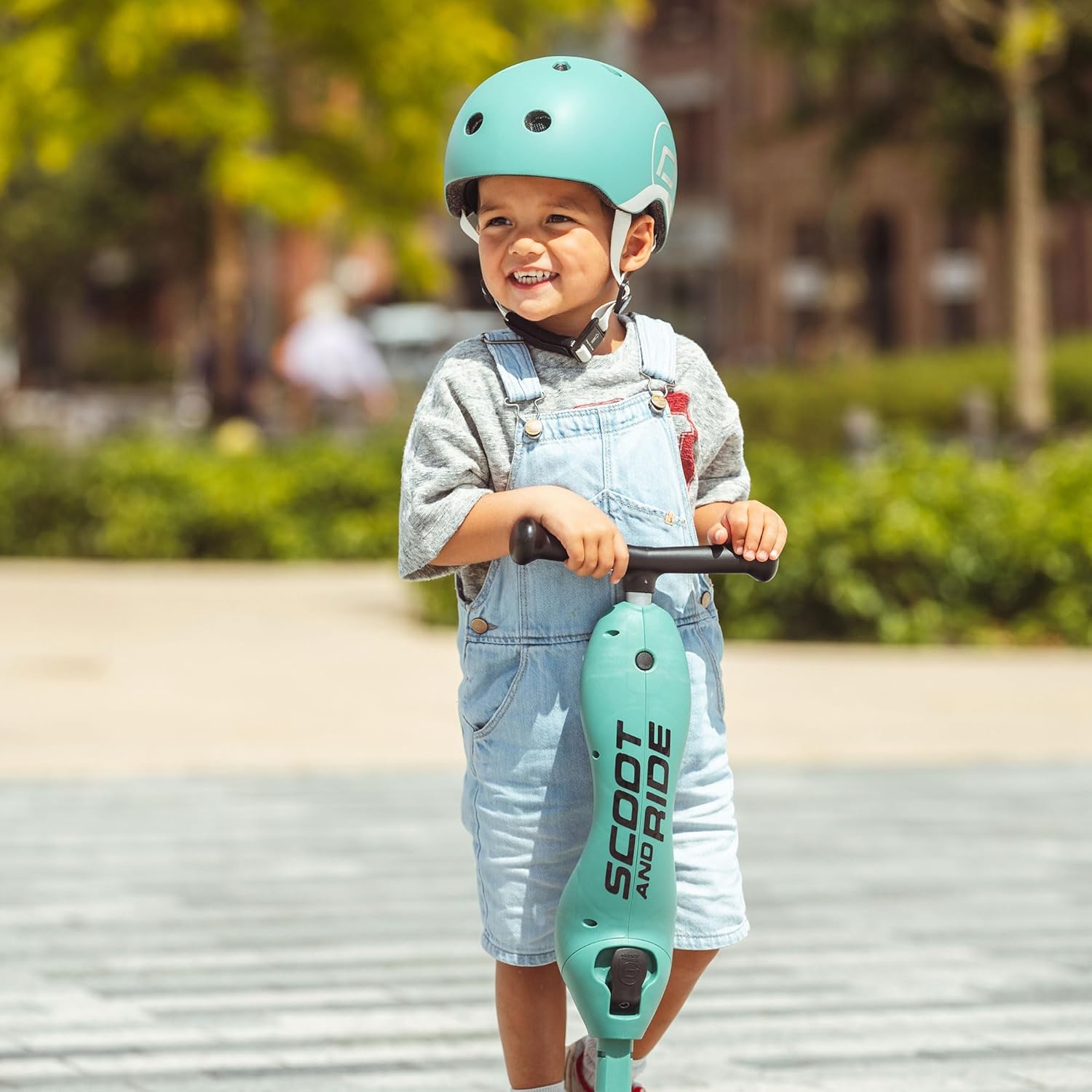 Scoot & Ride - Highwaykick 1 Children Adjustable Seated or Standing 2-in-1 Scooter Including Safety Pad for Tip Prevention - for Ages 1-5 – Bild 9