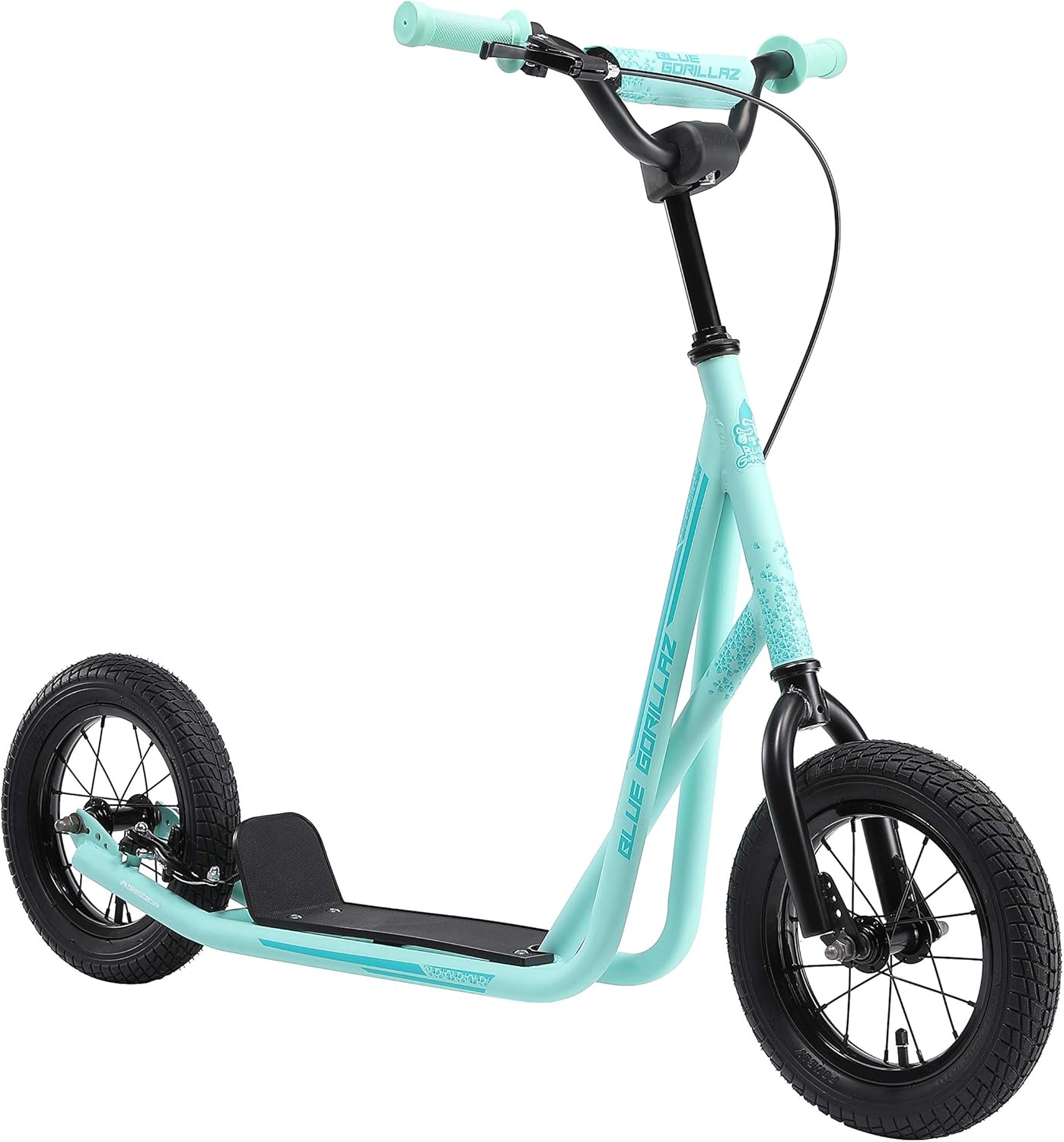 Children's Kick Scooter for Boys and Girls from 6-7 Years | 12-Inch / 30.5-cm Scooter with Pneumatic Tyres