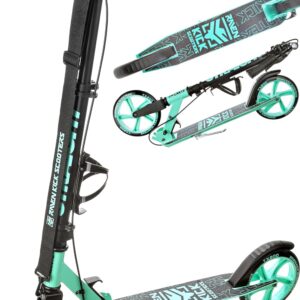RAVEN Scooter Kick Scooter for Children Adults | Foldable | Height Adjustable | Carry Strap | Bell | Bottle Holder