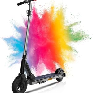 QnQ E Scooter, 2026 8 Inch Foldable Scooter, 500 W/20 km/h Motor, 15 km Range, Puncture-proof Honeycomb Tyres, Children and Teenagers