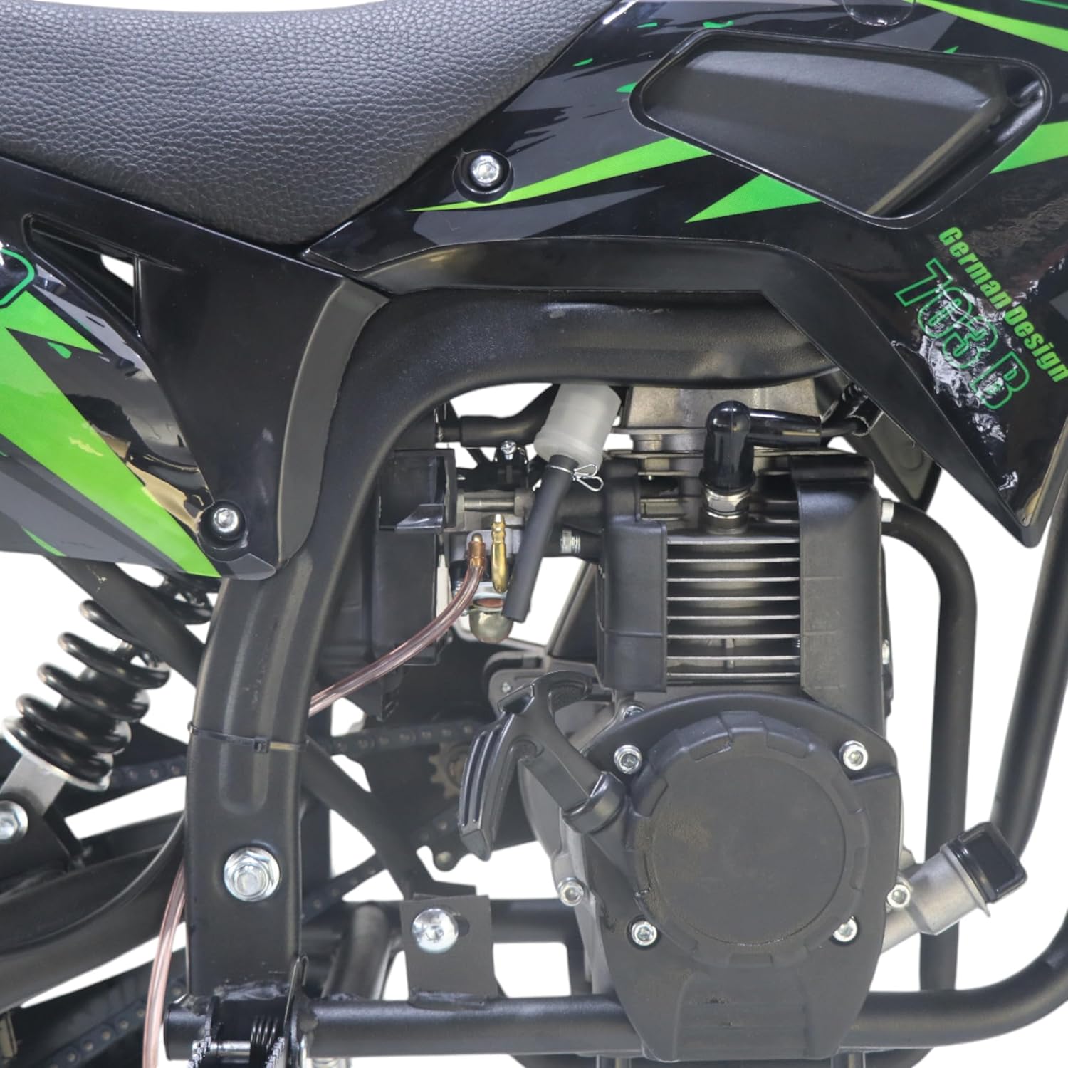 KXD 701A/706A/708A/703A /705 49cc 2/4-Stroke Dirt Bike Pocket Dirt Bike Motocross Motorcycle Cross 49 cc Motor Dirt Bike Pocket Bike (Green, KXD 703B 4-Stroke 49cc PullStarter "Offroad Racing 58) – Bild 11