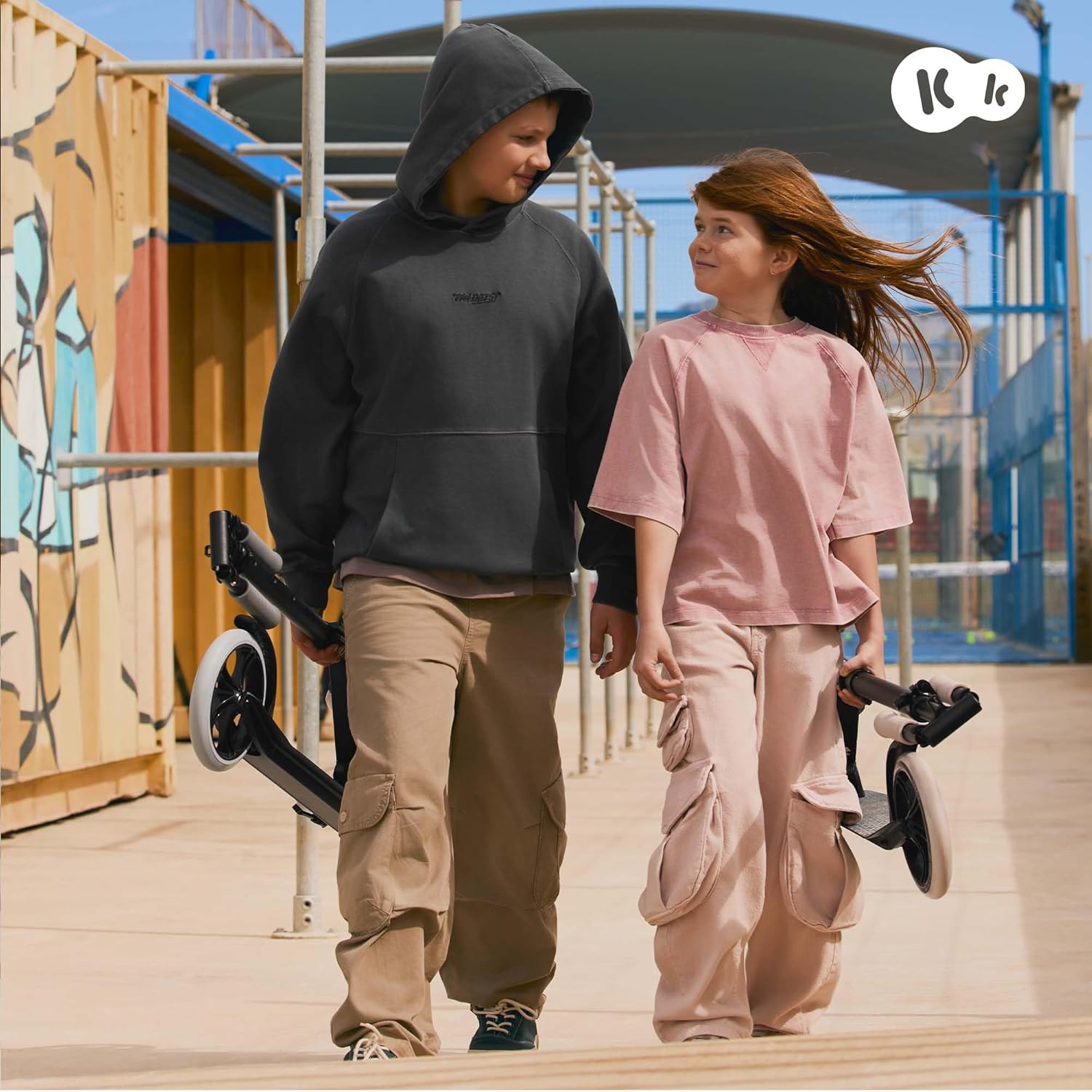 Kinderkraft Freely Scooter ab 3 Jahren, Kinderroller bis zu 100 kg, schnellen Zusammenklappen, Räder aus PP – Bild 12