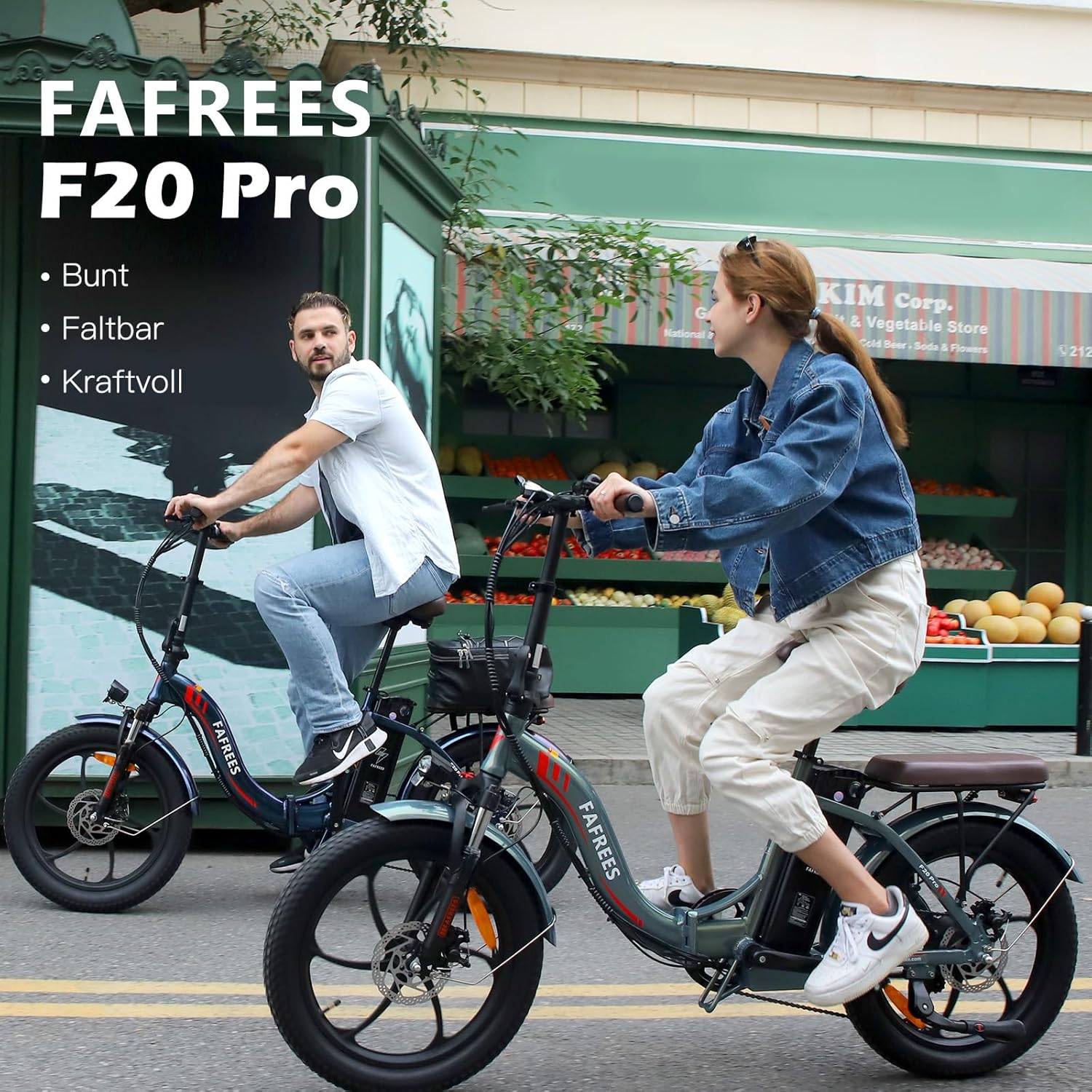 Fafrees F20 PRO E-Bike Folding Bike Electric Bicycle 20 Inch Fat Bike 250 W Motor 36 V 20 Ah Battery 20 x 3.0 Inch Mountain Bike Electric Bicycle 40 Nm – Bild 2