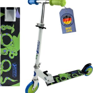 Best Sporting Roller Kinder 6 Jahre | Klappbarer Scooter Kinder ab 4 Jahren | Leichter Roller 2,1kg mit höhenverstellbarem Lenker & ABEC 5 Kugellagern, 125mm Rollen – sicheres Fahren in 4 Designes
