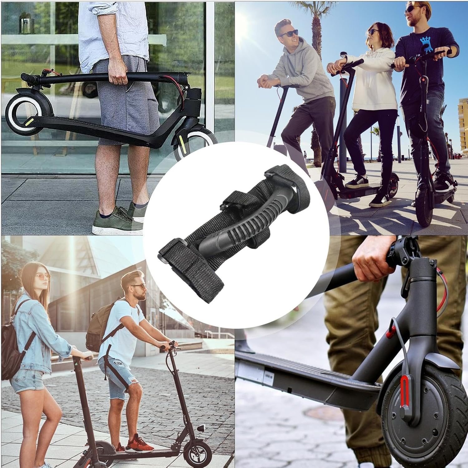 Scooter Straps - Portable Carry Handle | Adjustable Wrist for Electric Scooter Makes Lifting and Carrying Easy and Safe - Adult Accessories – Bild 3