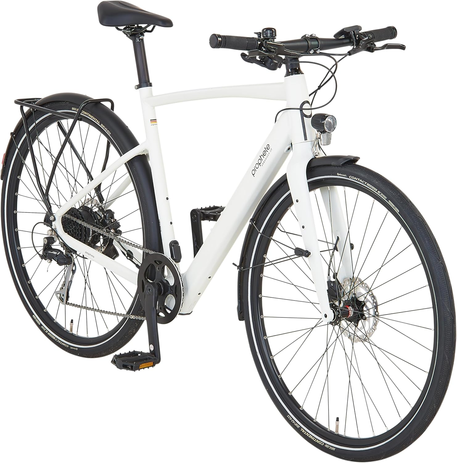 Prophete Urbanicer 2.0 Urban E-Bike 28 Inch - 360 Wh - Integrated Battery - Rear Motor - 9-Speed Derailleur Gear - HDY Disc Brake