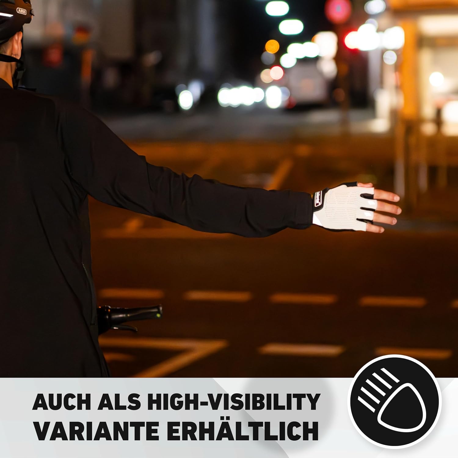 Valkental® - Padded Cycling Gloves | Soft & Breathable | Cycling Gloves Men & Women | Fingerless Cycling Gloves - MTB/Road Bike/Trekking | Gloves Bicycle Short & Lightweight – Bild 5