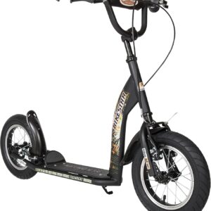 STAR SCOOTER Children’s Scooter, Kick Scooter with Pneumatic Tyres for Boys and Girls from 6-7 Years, 12 Inch Sports Children’s Scooter, Risk-free Testing