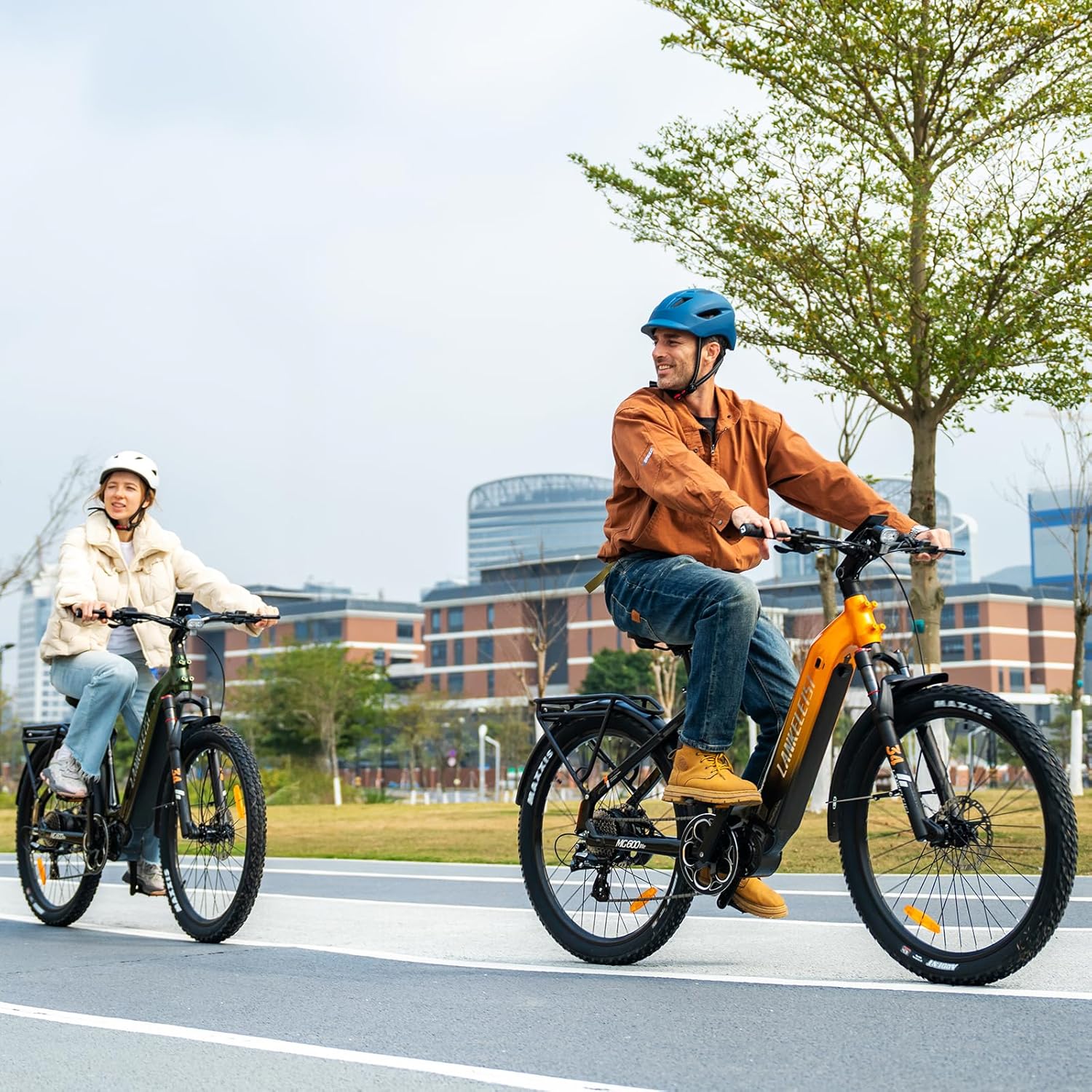 LANKELEISI MG600 Lite E-Bike Damen 27,5 Zoll Tiefeinsteiger Elektrofahrräder mit 36V 20Ah Akku, 150KM Reichweite, 8-Gang E-Fahrrad Herren für Urban, Trail & Straße – Bild 9