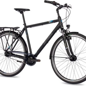 Airtracks Men’s City Bike 28 Inch City Bike CI.2820 Shimano Nexus 7 Speed – Hub Dynamo – Matte Black – Frame Heights 52 cm and 56 cm – Model Year 2026