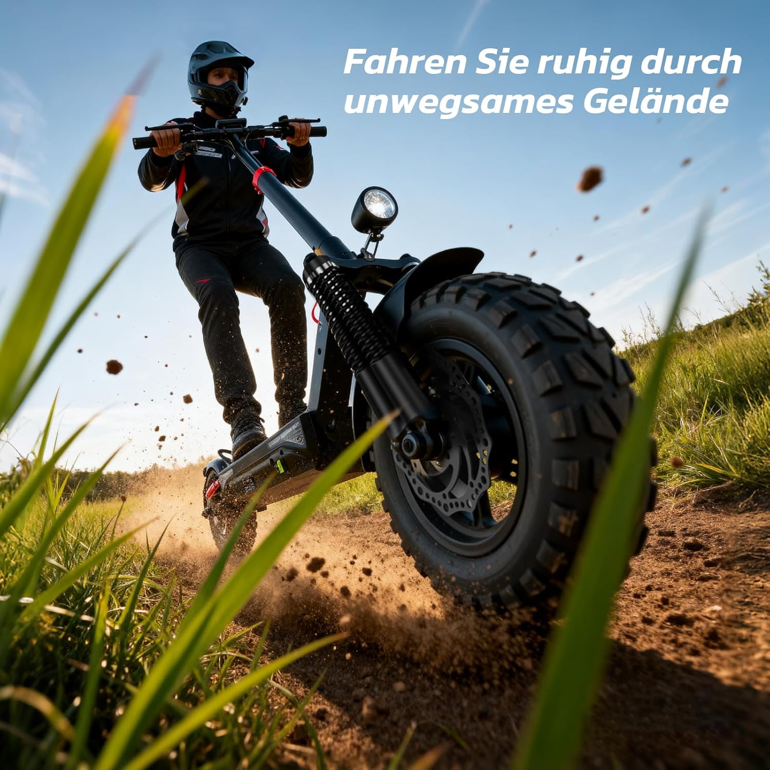 E Scooter mit Straßenzulassung mit Max 70/30KM Reichweite,10/8.5 Zoll Elektroroller mit Komfortable Stoßdämpfer,Faltbarer E Roller Belastung Doppelbremse LED-Licht,APP-Verbindung – Bild 3