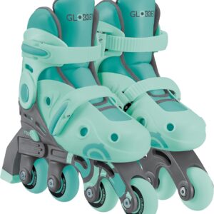 GLOBBER Learning Skates 2-in-1 Children’s Inline and Quad Skates Adjustable ABEC 9