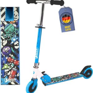 Best Sporting Roller Kinder 6 Jahre | Klappbarer Scooter Kinder ab 4 Jahren | Leichter Roller 2,1kg mit höhenverstellbarem Lenker & ABEC 5 Kugellagern, 125mm Rollen – sicheres Fahren in 4 Designes