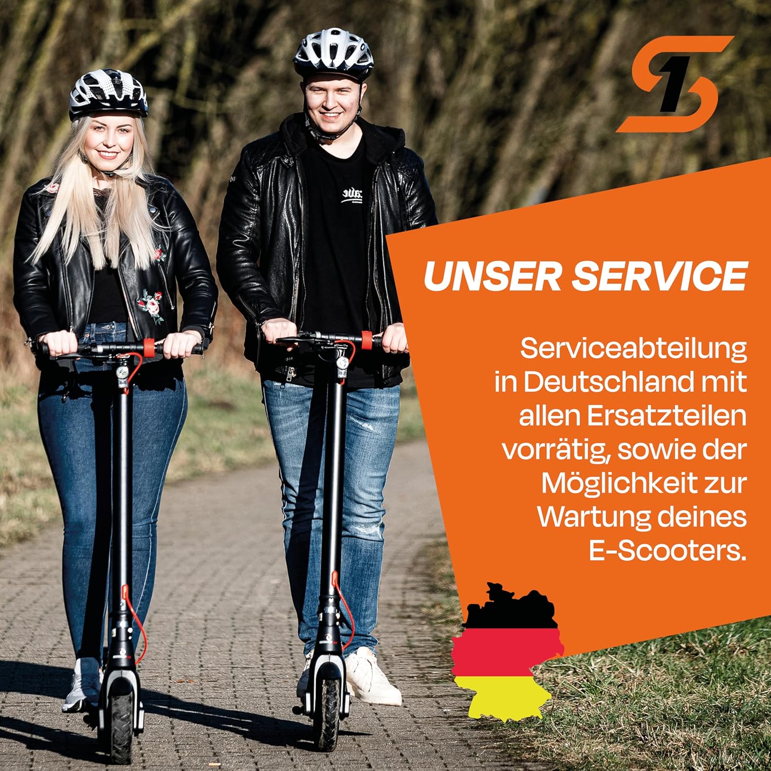 Electric Scooter E 7 - E Scooter with Road Approval ABE - Removable Lithium-Ion Battery 15 - 20 km Range 20 km/h, Black – Bild 6
