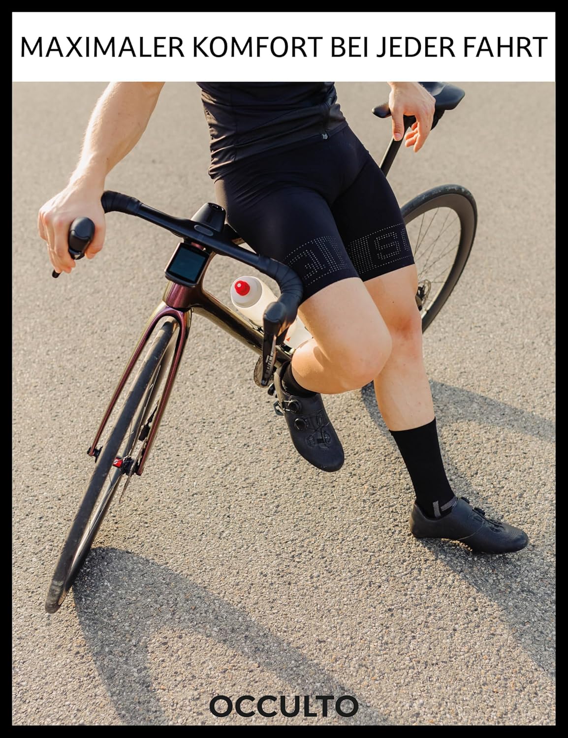 Occulto Men's & Women's Road Cycling Socks Pack of 2 (Model: Eddy) Cycling Socks – Bild 6