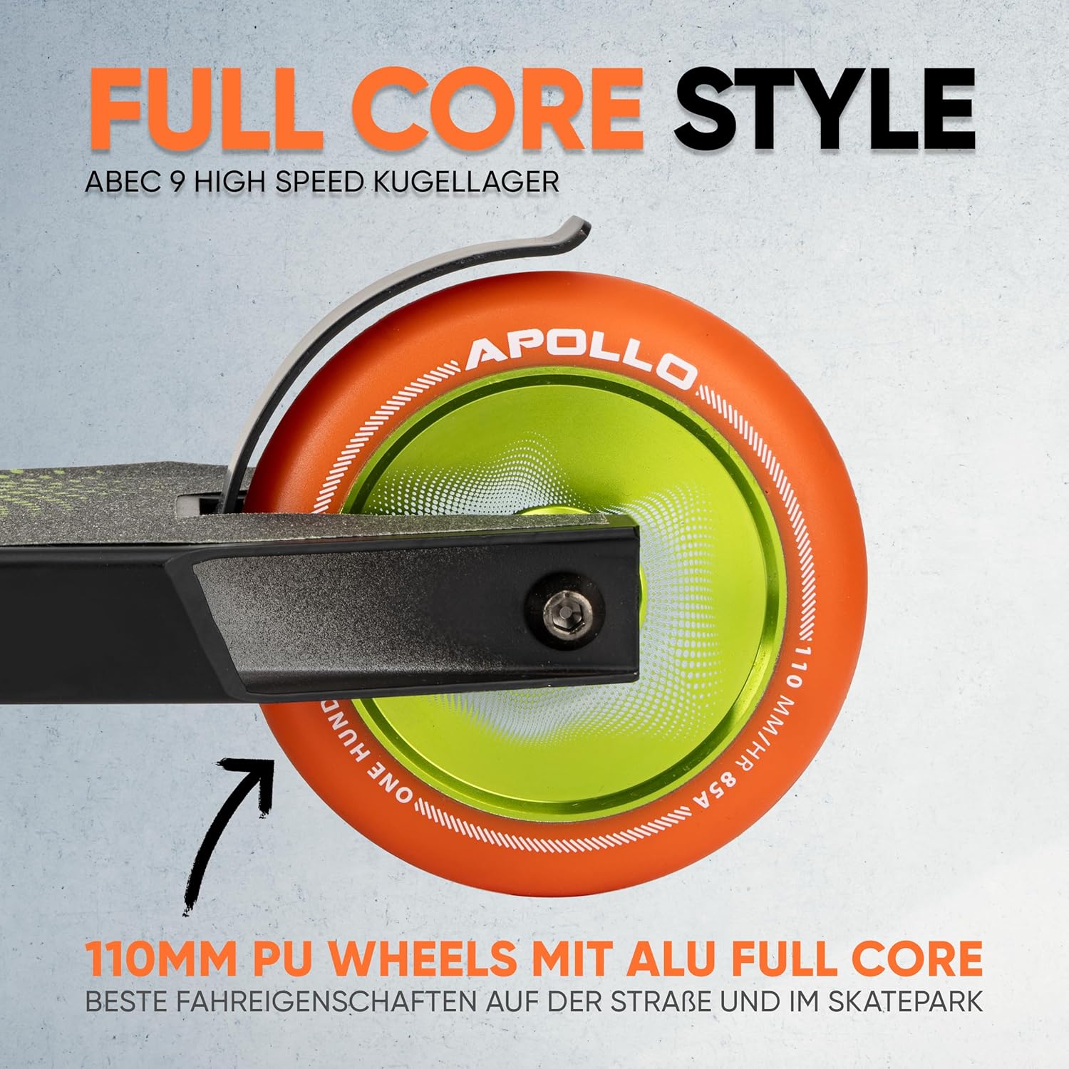 Apollo Stunt Scooter - Eagle, Anodised Professional Stunt Scooter, Children's Scooter with ABEC 9 Bearings, 110 mm Wheels, Stunt Scooter Also for Teens and Adults, Trick Scooter – Bild 3