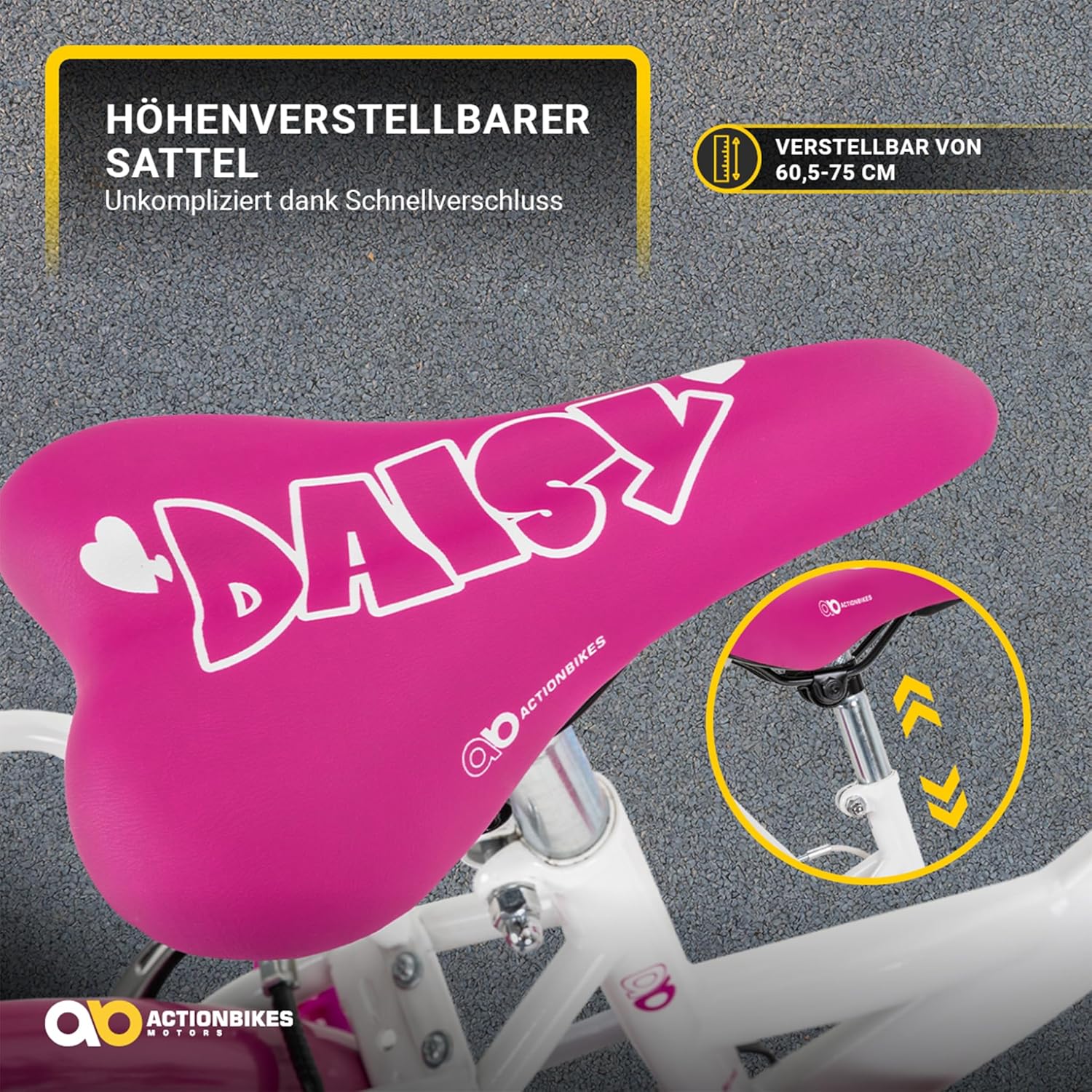 Actionbikes Children's Bicycle Daisy | 12 16 20 Inch - V-Brake Brakes - Bicycle for Children from 2-9 Years - Mudguard for Girls and Boys - Bicycles - Bicycle - Children's Bike – Bild 7