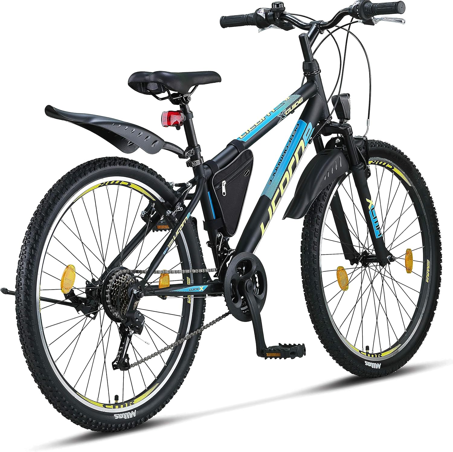 Licorne Bike Guide Premium Mountain Bike in 20, 24, 26 Inches Bicycle for Girls, Boys, Men and Women, 21 Speed Gear (for 20 Inches, 18 Gears) – Bild 8