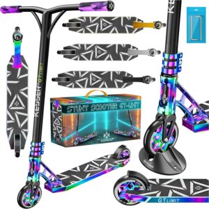 KESSER® Stunt Scooter GT-Limit 360° Steering Fun Scooter, Stunt Scooter with Stand, ABEC 9 Bearings, 110 mm PU Wheels, Kick Scooter City Scooter Trick Scooter for Children, Adults
