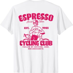Espresso Road Bike Club Cycling Coffee T-Shirt