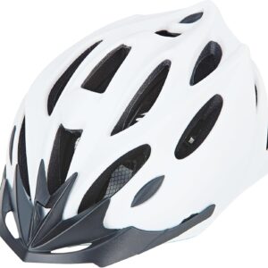 Prophete Inmold Adult Bicycle Helmet, Size: 55-58 cm & 58-61 cm, Colour: White or Silver-Grey with Reflective Stripes, E-Bike Helmet