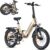 ENGWE E Bike with App, ebike 48 V 13.5 Ah Battery up to 135 km, Torque Sensor & Hydraulic Brakes, 20 x 3.0 Tyres, 2 Hours Charged