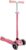 Globber Primo Plus Glow Lights – 3 Wheel Scooter – Bright and Fluorescent Scooter from 3 Years – Height Adjustable, Coral Pink
