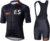 UGLY FROG Suits Jerseys Men’s Cycling Jersey, Short Sleeve Set with 20D Gel Padded Shorts, Cycling Clothing Set for Mountain Bikes
