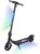 Electric Scooter for Children from 6-12 Years, 6 Inch Foldable Electric Scooter with Max. Speed 12 km/h, LED Colour Lights & Display, Range 5-8 km, Children’s Scooter with Double Brake System