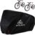BYKLISTA Bicycle Cover for 2 Bicycles – Bicycle Garage Weatherproof Oxford Fabric, Bicycle Tarpaulin Welded Inner Seams & UV Protection