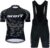Moxilyn Cycling Jersey Short Sleeve Set for Men Cycling Jersey T Shirt Cycling Jersey Set Bicycle Jersey Short Sleeve + Cycling Shorts with 4D Gel, Original Gauze Cycling Jacket and Cycling Shorts, MTB Cycling Jersey