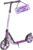 HUDORA BigWheel® 205 Advanced Scooter, Comfortable Aluminium Scooter for up to 100 kg, Height-Adjustable & Foldable Scooter, Kick Scooter for Children/Teenagers & Adults