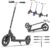 Kinderroller, Scooter für Kinder ab 6 Jahre, Klappbarer Cityroller mit Handbremse, ABEC-7 Kugellager, 3-Fach Höhenverstellbar, Aluminium Tretroller für Jungen & Mädchen