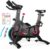 Bluearth Heimtrainer Fahrrad mit Magnetischem Widerstand, Hometrainer Fahrrad mit Smart App, Leise & Bequem Indoor Spinning Bike mit Immersivem Erlebnis und Live-Kursen, Max. 150KG