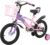 14 Inch Children’s Bicycle, Upgraded Children’s Bike, Height Adjustable Children’s Bicycle for Children from 3-6 Years, Girls‘ Bicycle, Youth Bike, Boys & Girls