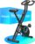 MERACH Foldable Exercise Bike with LCD Monitor, Magnetic Ergometer Exercise Bike with Comfortable Seat Cushion, Fitness Bikes for Home, Space-Saving, 136 kg